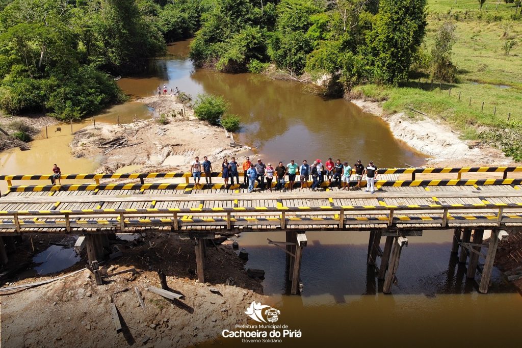 Prefeito Mundô e vereadores realizam vistoria na nova ponte do povoado Cigana