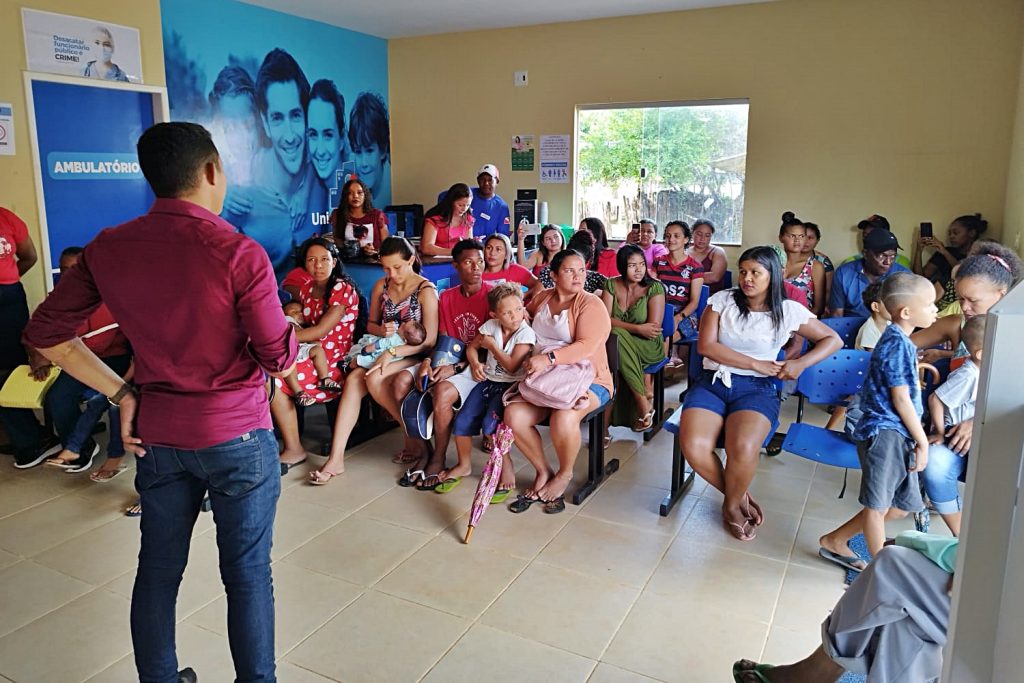 Comunidade do Jibóia recebe ação do Dezembro Vermelho