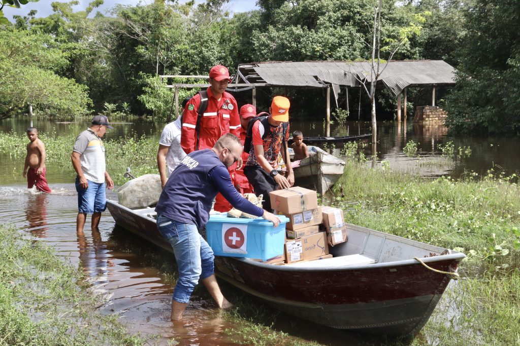 Prefeitura de Cachoeira do Piriá leva assistência médica a famílias atingidas pela cheias dos rios